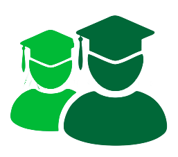 two graduates icon two graduates icon