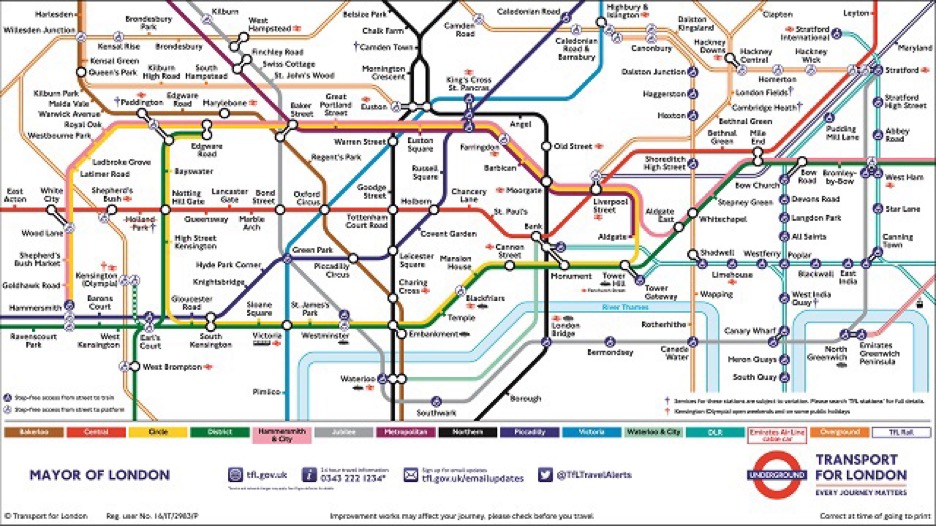 London Tube map London Tube map