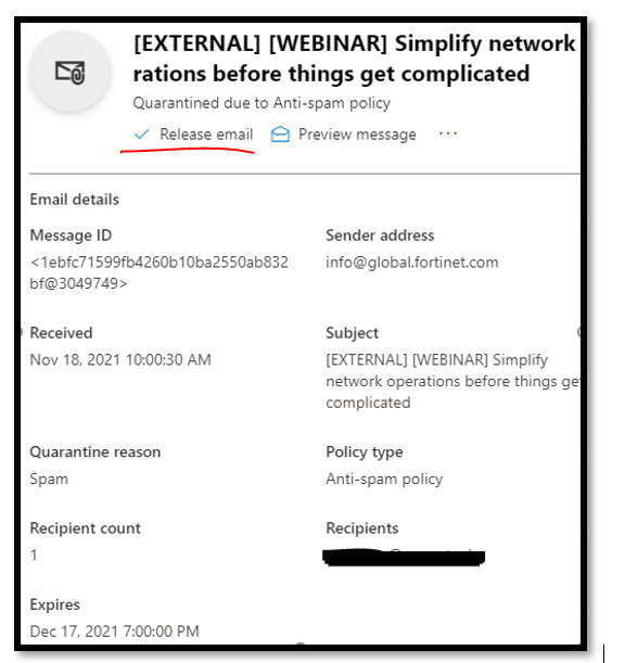 Release Email Release Email