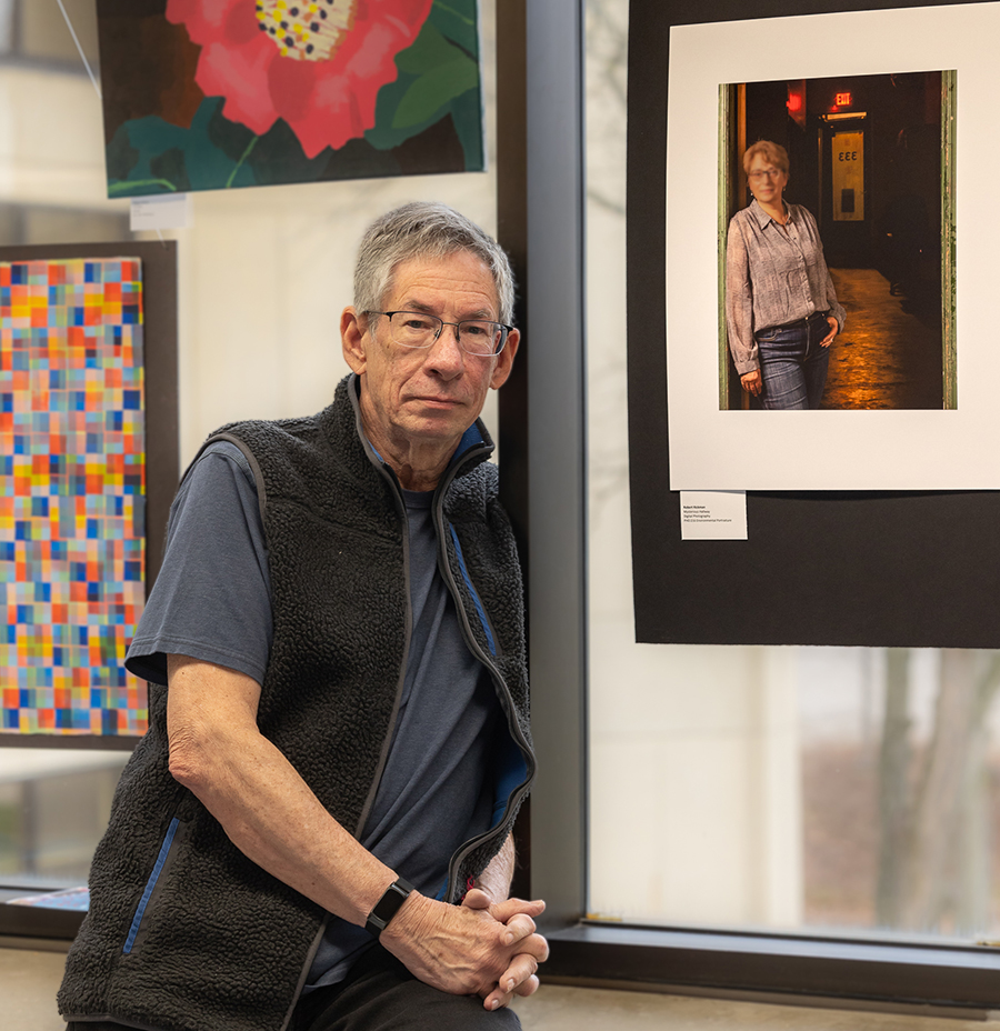 WCC Student Art Show winner Bob Rickman