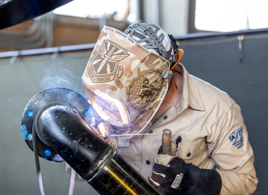 United Association member trains at WCC