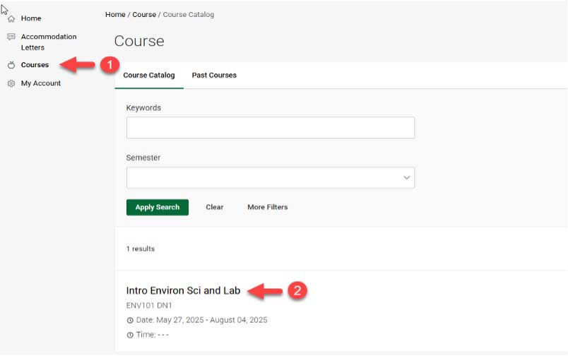 accommodate instructions