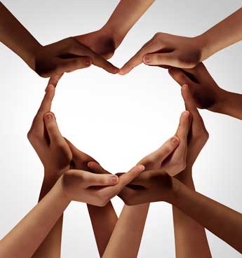 hands forming a heart hands forming a heart